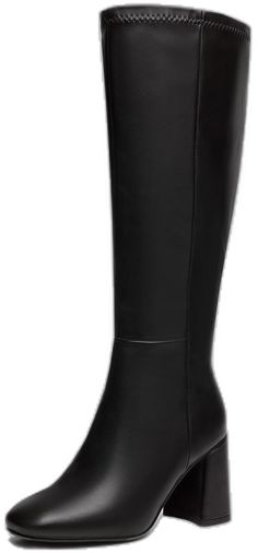 Pointed Toe Faux Leather Knee-high Boots For Office, Office-appropriate Pointed Toe Faux Leather Knee-high Boots, Faux Leather Pointed Toe Knee-high Boots For Office, Pointed Toe Knee-high Faux Leather Boots, Medium Width Faux Leather Knee-high Boots With Pointed Toe, Fitted Knee-high Faux Leather Platform Boots, Wide Calf Polyurethane Knee-high Boots With Round Toe, Polyurethane Wide Calf Knee-high Boots With Round Toe, Trendy Tall Mid-calf Leather Boots