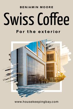 a coffee shop with the words swiss coffee for the exterior