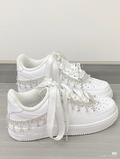 Bedazzled Shoes Diy, Dr Shoes, Pretty Shoes Sneakers, Cute Shoes Heels, Nike Style, Shoes Hack, Prom Heels, Cute Nike Shoes