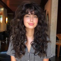 Bangs Wavy Hair, Wavy Hairstyle, Wavy Haircuts, Shorter Hair, Haircuts For Wavy Hair, Trendy Hairstyle, Haircuts For Curly Hair, Hairstyle Tutorial