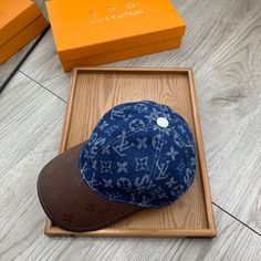 Size: Standard Size It comes with Dust box, Care manual, Tag, and Paper bag. Louis Vuitton Shirt, Denim Cap, Chanel Shirt, Hat For Man, Louis Vuitton Monogram, Canvas Fabric, Baseball Cap, Caps Hats, Clutch Bag