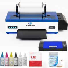 an image of a printer that is being used for various types of inks and other things