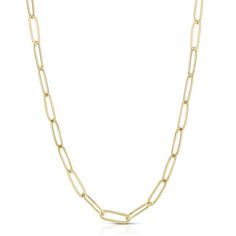 Elizabeth Stone's 14k gold plated brass, delicate layering large link chain. links are 12 mm x 5 mm 18 inches, but lobster clasp can be adjusted for shorter lengths Elizabeth Stone, Lock Necklace, Chain Links, Link Up, Staple Pieces, Cz Stone, Semi Precious Gemstones, Link Chain, Chain Link