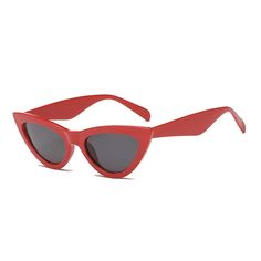 Frida Red Black - NUD® Red Frame, The Frame, Lenses, Fashion Week, Black And Red, Red, Black