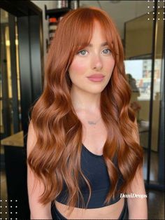 Ginger Brown Hair, Bright Copper Hair, Dark Ginger Hair, Ginger Hair Dyed, Copper Blonde Hair Color, Copper Blonde Hair