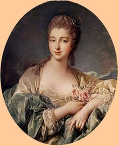 a painting of a woman in a white dress