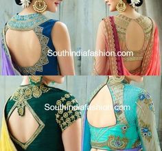 Stylish Saree Blouse, Saree Blouse Back Neck Designs, Saree Blouse Back, Stylish Saree, Blouse Back Neck, Blouse Lehenga, Net Blouse