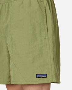 Patagonia Baggies Shorts - 5' Buckhorn Green.The ultimate summer shorts you can't live without, in or out of the water. Comfortable and durable, they can be worn for any activity..100% Recycled Nylon.Quick-Drying NetPlus® Nylon Fabric.Mesh Lining.Elasticated Drawstring Waistband.Two Side Pockets.Woven Logo Patch at Front.One Back Flap Pocket.Style Code: 57022 BUGR Patagonia Bottoms With Built-in Shorts For Outdoor Activities, Green Outdoor Bottoms With Functional Drawstring, Green Athletic Shorts With Liner For Outdoor Activities, Green Bottoms With Functional Drawstring For Outdoor, Functional Swim Trunks With Elastic Waistband For Outdoor Activities, Green Athletic Shorts With Built-in Shorts For Outdoor Activities, Functional Swim Trunks With Elastic Waistband, Summer Athleisure Athletic Shorts For Hiking, Casual Athletic Shorts With Elastic Waistband For Hiking