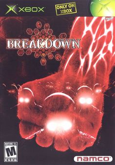 the coverart for breakdown, an interactive video game released by namco on xbox