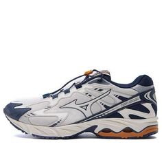 Mizuno Wave Rider V2 'Slip Resistant LowTop Casual' D1GH231806 - KICKS CREW Mizuno Wave Rider, Mizuno Shoes, Navy, How To Wear