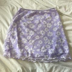 Art Class Girls' Skirt M 7/8 Purple Floral Print Nwt Lined Purple Floral Skirt, Girls Denim Skirts, Target Kids, Distressed Skirt, Purple Floral Print, Girls Skirt, Anime Clothes, Drawing Anime Clothes, Purple Skirt