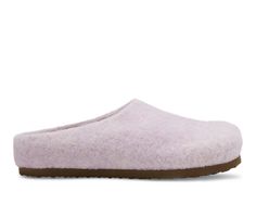 Cozy wool upper, Easy slip-on entry, Classic round toe, Cushioned OrthoLite® comfort insole with patented moisture control for breathable, all day wear, Trendy TPR and cork midsole, Lightweight and durable shock absorbing EVA outsole, Soft lining, Eastland® branding details | Women's Eastland Rhianna Clogs in Lilac Size 11 Medium Womens Clogs And Mules, Clogs And Mules, Muslimah Fashion Outfits, Shoe Carnival, Muslimah Fashion, Womens Clogs, Mule Clogs, Slide Slipper, Clogs