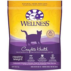 Wellness Complete Health Natural Dry Healthy Weight Cat Food Chicken  Whitefish 5Pound Bag *** Find out more about the great product at the image link. (Note:Amazon affiliate link) #HealthyWeightLoss all about cats