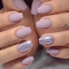 Short Coffin Nails Designs, Prom Nail Designs, Coffin Nails Matte, Short Coffin Nails, Colorful Nails, Nails Polish, Glitter Acrylics, Pink Nail, Prom Nails