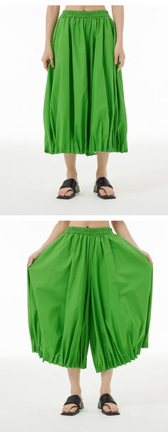 Women Bottoms, Wide Leg Cropped Pants, Wide Legs, Cropped Pants, Season Summer, Womens Bottoms, Elastic Waist, Plus Size, Elastic