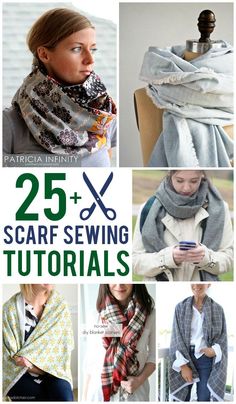 the 25 + scarf sewing patterns are great for beginners