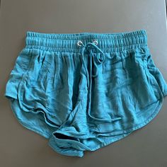 Nwot Perfect Condition, Never Worn Gorgeous Dark Teal Blue Shorts In Luca Style Adjustable Ties Cute Paneling Detail On Sides Last Pictures For Idea Of Fit Leopard Shorts, French Stripes, Dolphin Shorts, Velvet Shorts, Terry Shorts, Dark Teal, Black Linen, Linen Shorts, Summer Clothes