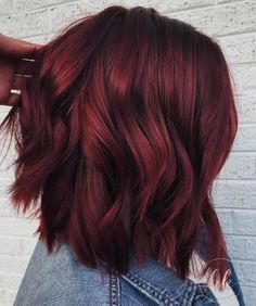 Red And Burgundy Mixed Hair, Dark Cherry Red Hair Medium Length, Chin Length Bob Red Hair, All Over Brown Hair Color Fall, Burgundy Hair With Black Money Piece, Multi Tone Red Hair, Burgundy Hair Medium Length, Cool Dark Red Hair, Cool Reds Haircolor