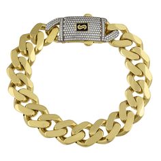 Here's a meaningful gift for Miami Cuban Link Bracelet collectors. From our Monaco Bracelet collection, this 14kt Yellow Gold CZ Lock Miami Cuban Link Chain Bracelet features Cubic Zirconia Stones & Shiny finish. Product Details: Metal: Real 14K Gold 7.5mm - 11.44 grams (1.35 g/in) 9.0mm - 14.13 grams (1.66 g/in) 11mm - 17.05 grams (2.00 g/in) 13mm - 23.65 grams (2.78 g/in) 15mm - 27.09 grams (3.18 g/in) 17mm - 32.64 grams (3.84 g/in) 20mm - 41.15 grams (4.80 g/in) 24mm - 59.02 grams (6.94 g/in) Lock Bracelet, Cuban Link Bracelet, Bracelets Collection, Miami Cuban Link Chain, Miami Cuban Link, Real Gold Jewelry, Link Chain Bracelet, Miami Cuban, Cuban Link Chain