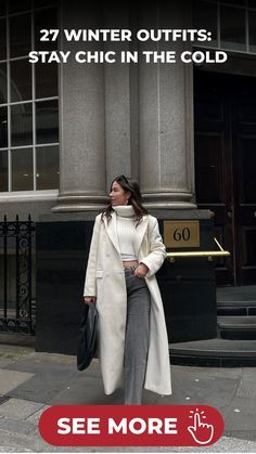 Cream Turtleneck Sweater, Chunky Knit Scarves, Elegant Coats, Cozy Scarf, Cozy Aesthetic, Black Turtleneck, Black Leather Handbags, Midi Skirts