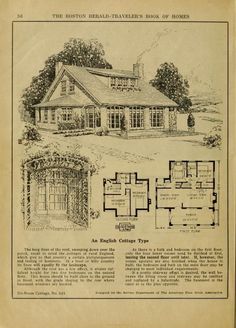 an old house is featured in the catalog for home plans and designs, including two story houses