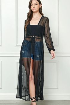 Maxi Cardigan H&H 49569 - Craze Fashion Ribbed Maxi Dress, Bra Inserts, Maxi Cardigan, Sheer Long Sleeve, Tank Dress, Stripes Design, Tube Top, Fit & Flare