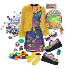 Weirdcore Accessories, Troll Aesthetic, Maximalist Fashion, Crazy Outfits