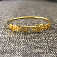 "Personalized Hindi Name Hangul Bracelet is handmade with its own uniqueness. It can be bought as a gift for any occasion like birthday gift, wedding gift, travel gift, souvenir and etc. If you need rose gold plating or yellow gold plating, please contact us, we will advice you on the additional fees applicable. What is your name in Hindu? It's a great gift for indian muslim and yoga lovers. You name in Hindu language is just so cool. After checkout, please let us know your english name and we t Personalized Charm Bangle Bracelet For Mother's Day, Personalized Bangle Charm Bracelet For Mother's Day, Mother's Day Personalized Charm Bangle Bracelet, Personalized Mother's Day Bangle Charm Bracelet, Customized Name Bracelet As Personalized Gift, Engraved Charm Bangle Bracelet For Gift, Engraved Charm Bangle Bracelet Gift, Engraved Bangle Charm Bracelet Gift, Mother's Day Personalized Nameplate Bracelet