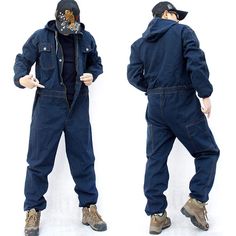 Mens Jumpsuit Fashion, Clothing Practice, Workwear Jumpsuit, Overalls Jeans, Jumpsuit Long Sleeve, Men's Overalls, Coverall Jumpsuit