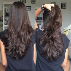 Hair Upstyles, Long Hair Color, Front Hair Styles, Hair Images, Hairdo For Long Hair