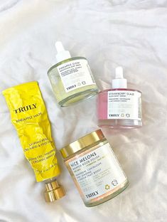 kia.daniellex: Unlocking Beauty Secrets : A Truly Beauty Review T... Product Skincare, Truly Beauty, Hand & Foot Cream, Strawberry Glaze, Tropical Scent, Girly Aesthetic, Sugar Crystals, Body Serum, Skincare Review