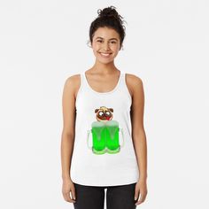 St Patricks Day Celebration । Puppy Bear Celebrate । Trending Racerback Tank Top Tank Top For Women, Top For Women, Tops For Women, Sleeveless Tank Top, Pullover Sweatshirts, Racerback Tank Top, St Patricks, Racerback Tank