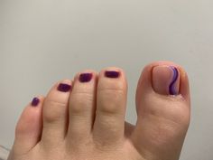 Purple Pedicure Ideas, Toes Nails Ideas, Toe Nails Designs, Purple Pedicure, Pedi Nails, Toe Nail Ideas, Purple Toe Nails, Toe Nail Colors