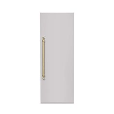 a white door with a gold handle on it