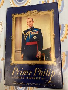 the prince philip book is on display