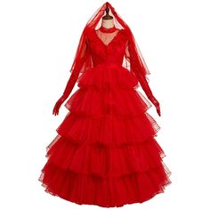 Beetlejuice Lydia Deetz Outfits Cosplay Costume Red Wedding Outfits Halloween Carnival Suit Material: Organza Package included: Dress + Veil + Gloves Shipping:  Processing time:  7 - 15 days. (Sizes S, M, L, XL, XXL can be shipped out in 24 hours.) Standard Shipping: 10-15 days. Fast Shipping: 3-5 days. Attention: For Quick Use, Make sure you will choose fast shipping! Beetle Cosplay, Lydia Cosplay, Dress Outfits Women, Red Wedding Dress, Wedding Dress Outfit, Bride Gown, Party Suits, Bride Gowns, Halloween Carnival