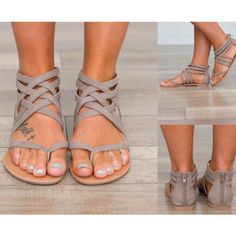 THE EUROPEAN ROME STYLE SANDALS – B ANN'S BOUTIQUE Womens Summer Shoes Sandals, Rome Style, Roman Shoes, Look Boho Chic, Ankle Strap Sandals Flat, Oxford Shoe, Criss Cross Sandals, Womens Gladiator Sandals, Shoe Wishlist