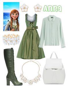 Princess Anna Inspired Outfit, Anna Frozen Outfit Ideas, Frozen Anna Inspired Outfit, Anna Frozen Inspired Outfits, Anna Frozen Disneybound, Disney Bounding Anna, Cute Disney Princess Outfits