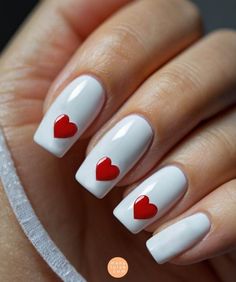 The 35 most beautiful bright red nails for summer for 2024: from chic red nail art to unique styles, here are the nail trends of the season. summer red nails, red nails acrylic, red french tip nails, red nail designs, red almond nails, red nails ideas, short red nails, trendy summer nails. Red Nails Trendy, French Tip Nails Red, Nails Acrylic Red, Summer Red Nails