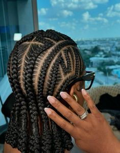 Cornrows Natural Hair, Cornrows Braids For Black Women, Short Box Braids Hairstyles, Braided Hairstyles For Black Women Cornrows, Feed In Braids Hairstyles, Quick Natural Hair Styles, Box Braids Hairstyles For Black Women, Cute Braided Hairstyles, Braided Cornrow Hairstyles