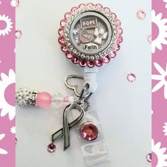 Personalized Badge Reel For Valentine's Day Gift, Customizable Silver Badge Reel Gift, Cute Pink Badge Holders For Gift, Customizable Silver Badge Reel As Gift, Cute Pink Badge Holders As Gift, Cute Pink Badge Holder As Gift, Personalized Pink Badge Holders For Gifts, Nurse Crafts, Cute Badge Reel