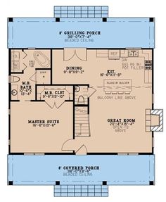 the floor plan for a two story house with an upstairs bathroom and living room area