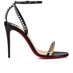 Christian Louboutin So Me. Black. Size 38. New, Never Worn Designer Spiked Sandals For Formal Occasions, Designer Formal Sandals With Spikes, Black Formal Sandals With Spikes, Formal Black Sandals With Spikes, Black Evening Sandals With Spikes, Louboutin Kate 100, Kids Heels, Christian Louboutin Sandals, Christian Louboutin Boots