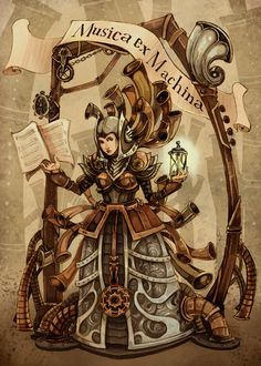 Lady Mechanica, Steampunk Machines, Steampunk Kunst, Steampunk Drawing, Atomic Punk, Punk Genres