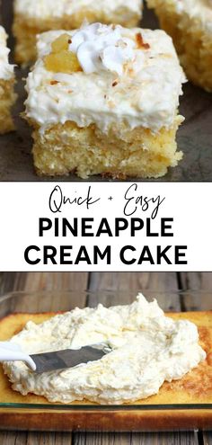 Homemade Pineapple Cream Cake – a delightful Easter dessert Pineapple Cream Cake, Pineapple Dessert Easy, International Desserts, Summer Cake, Pineapple Recipes, Spring Cake, Pineapple Cake, Easter Dessert