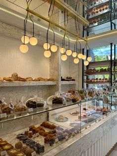 a bakery filled with lots of different types of pastries