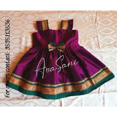 Traditional Dress For Baby Girl, Crochet Baby Girls, Girls Frocks