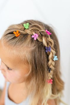 Hairstyles With Clips, Scarlett Hair, Ruby Hair, Easy Toddler Hairstyles, Hairstyles Girl, Easy Little Girl Hairstyles, Girls Hairstyles Easy