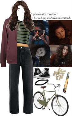 Rue Aesthetic Outfits, Euphoria Outfits Casual, Rue Euphoria Outfits Party, Zendaya In Euphoria Outfits, Rue Halloween Costume, Rue From Euphoria Costume, Euforia Party Outfit, Rue Euphoria Outfits Halloween, Rues Outfits Euphoria