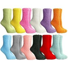 SOLID FUZZY SOCKS are colorful and can be used as boot socks as well as for a gift. Buy WOMENS FUZZY SOCKS BULK to save - and to ensure that you don't have to go looking through the wash for that missing pair! SOFT LADIES SOCKS are great for just lounging around the house - especially if you have cold floors in the winter months! Gift COLORFUL WARM SOCKS for the woman in your life - they will love the colors and the comfortability! Size: 9-11.  Color: Multicolor.  Gender: female.  Age Group: adu Ladies Socks, Fuzzy Socks, Warm Socks, Tiger Stripes, Boot Socks, Casual Socks, Winter Months, Socks And Hosiery, Socks Women